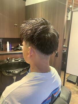 クッキー(COOKIE) 【for Men】色気フェード2ブロック☆