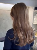 ミルクティーベージュダブルカラーインナーカラーケアブリーチ
