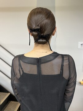 ヌープヘアーアイス(NUUP.hair ici) 大人気お呼ばれアレンジ♪20代30代大人可愛いタイトリボンセット