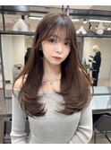 【hao渋谷】韓国レイヤースタイル/シアーベージュ