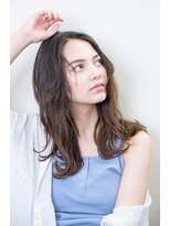 シャルム(charme) ナチュラルアッシュ、セミロングスタイル