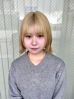 ザ オーダー(THE ORDER)&nbsp;金髪風ペールイエロー ハイトーンボブ ケアブリーチ