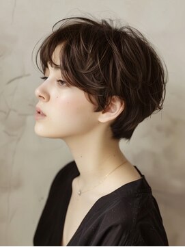 アルトリスト(Altruist Aging×HAIR&SPA) ☆イメチェンピンクベージュアンブレラカラー前髪クールショート