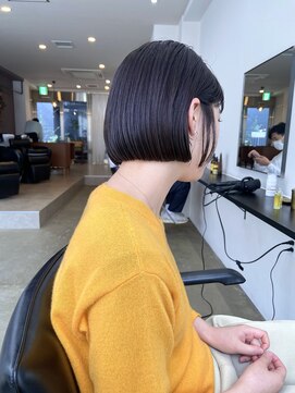 パープル(PURPLE) ミニボブ/切りっぱなしボブ/ボブ