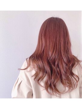 ジーナ  札幌大通(Zina) 美髪＊フェミニンロング＊ピンクベージュ＊Zina札幌大通
