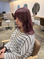 ユッカ 梅田(YUCCA)&nbsp;【YUCCA】大人可愛い/ミディアム/lavender pink