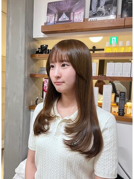 ハク アトリエ(HaKU atelier) ロングレイヤー/フェイスレイヤー/ベージュ/ミルクベージュ