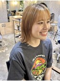 顔まわりレイヤーボブ