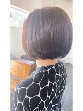 ラゾスタイルワークス(LAZO style works) 秋カラー　大人の魅力溢れるボブスタイル