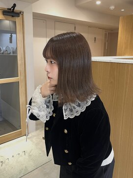 ケシキ 表参道 原宿(kesiki.) 透明感カラーココアグレージュマロンベージュくすみカラー