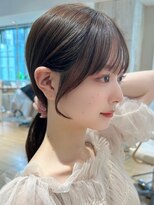 アフロートリノ(AFLOAT Leino) 前髪顔まわり小顔似合わせミディアムレイヤーグレージュカラー!