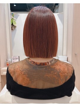 大人かわいい☆綺麗なシルエット！王道スタイル切りっぱなしボブ