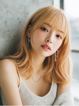 レイヤーカット/切りっぱなしボブ／エアリーロング