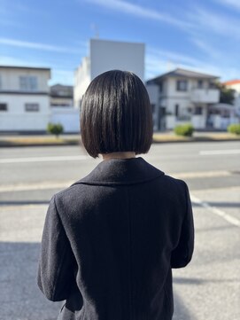 切りっぱなしボブ