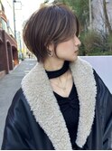 髪質改善ダブルカラーレイヤーボブインナーカラーハイライト