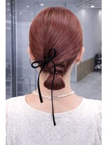 ストゥー(StueW.)&nbsp;お呼ばれパーティーヘアセット10/ヘアメイク/アレンジ/ブリーチ