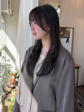 ムク(Muku) ロングレイヤー×グレージュ