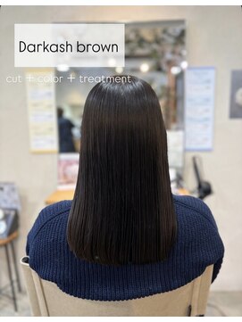ティーズピーク(ty s peak) 【cut+color+treatment】ワンカラー ×ダークアッシュブラウン