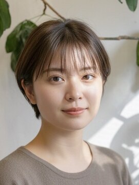 ミュージアム(MUSEUM) 丸みナチュラルショート　　髪質改善／ショートヘア