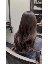 ヘアーアンドエステ サニープレイス(Hair&Esthe Sunny Place)&nbsp;根元ストレート×韓国レイヤー
