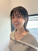 スーリール 福岡別府店(Sourire) 顔まわりレイヤー ウルフ 20代