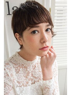 ランプ ヘアー(lamp hair) 【lamphair 】黒髪◎外国人風ウエットキュートショート♪No.3