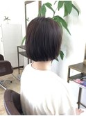 束感を出したボブスタイル☆〔八戸,田向〕