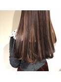 インナーハイライト×ダークレッド