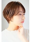 大人かわいいマニッシュショートボブ