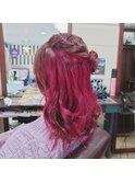 縛ると無くなるインナーカラー