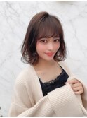 【Lond robin】垢抜けるエアリーボブ メルティカラー522