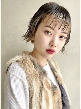 アリエッタ アザブ(ARIETTA AZABU) 《デザインカラー 》インナーカラー 切りっぱなし ミニボブ☆