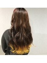 ヘアーリゾート モアナ(hair Resort moana)&nbsp;裾カラー