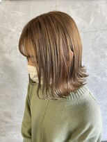 ウシワカマルイースト(ushiwakamaru East) 外ハネボブ×ベージュカラー♪
