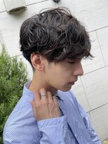 クオル 立川(QOL) 無造作パーマスパイラルパーマツーブロック刈り上げマッシュ