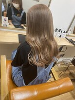 ヴィンスジオ 岐阜駅南(vince gio)&nbsp;milk tea beige/ブリーチ1回/9トーン