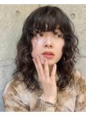 ウルフパーマ/レイヤーパーマ/くるくるパーマ/くせ毛風パーマ