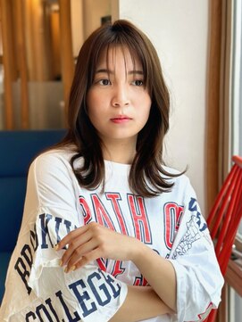 ビュートリアム ギンザ(BEAUTRIUM) 20代30代40代50代◎骨格調整カット薄めバングこなれセミロング