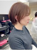 ショートカット×透明感カラーN-16