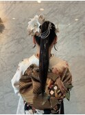ポニーテールアレンジ
