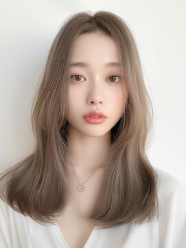 アトリア 横浜(Atria) 顔周りレイヤー/ブリーチ/ハイトーン/韓国/アッシュ/髪質改善