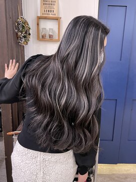 エトラ 渋谷店(etora) 小顔ネビージュグレージュハイライトカラー◎