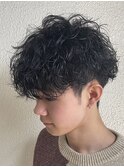 大人気波巻きパーマ