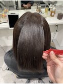ツヤツヤの髪質改善ストレート