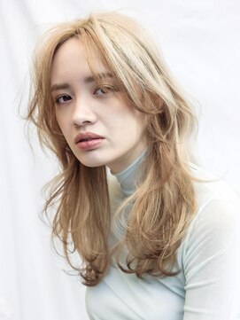 ピークアブー 原宿ハラカド(PEEK-A-BOO) ホワイトブロンド /グラデーションカラー /ウルフレイヤー