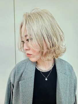 エイム ヘアメイク 横川店(eim HAIR MAKE) ソフトレイヤー×ライトベージュ
