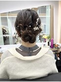 クラゲヘアー#アプリコットオレンジ#マロンベージュエンドカラー