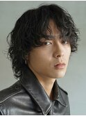 銀座メンズマッシュニュアンスパーマツーブロックメンズパーマ