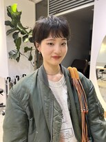 フィルムス 新宿(FILMS)&nbsp;ミニウルフレイヤーカット顔周り前髪韓国ショートボブ/新宿