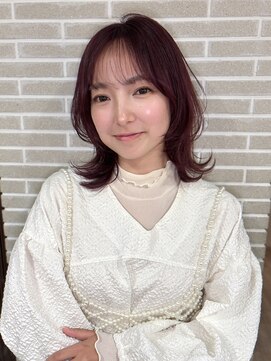 ニューヨークニューヨーク 三宮店(NYNY) 【レイヤーカット/チェリーレッド】